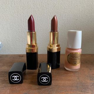 シャネル(CHANEL)のCHANEL 2本　　Christian Dior1本セット(口紅)