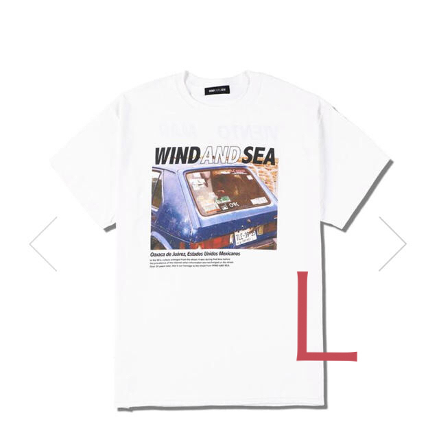 wind and sea VIENTO(car) Tee / WHITE Ｌ