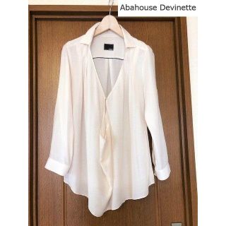 アバハウスドゥヴィネット(Abahouse Devinette)の新品同様アバハウスドゥヴィネット★リラクシーとろみシャツチュニック (シャツ/ブラウス(長袖/七分))