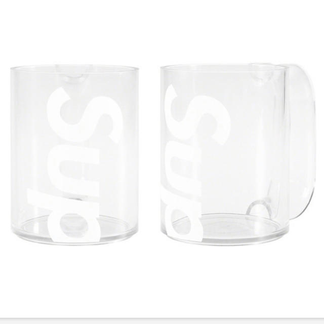 Supreme(シュプリーム)のSupreme Heller Mugs (Set of 2)  Clear   インテリア/住まい/日用品のキッチン/食器(グラス/カップ)の商品写真