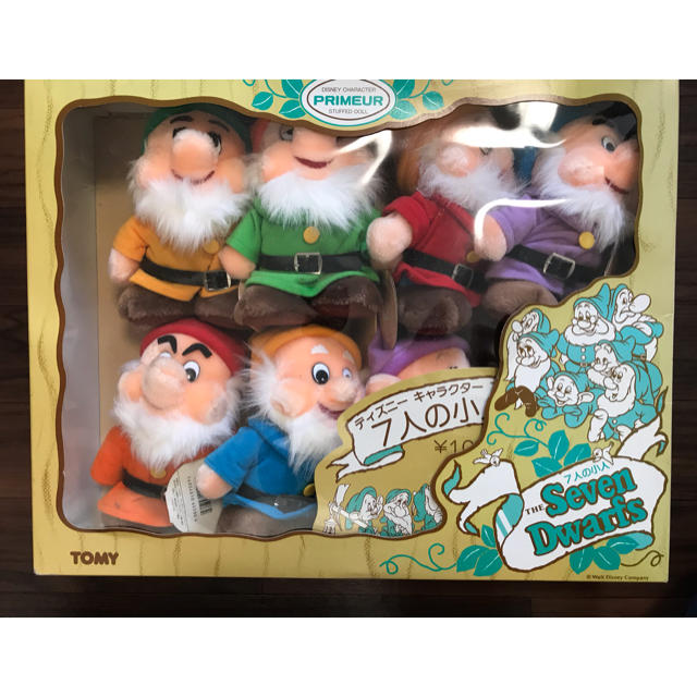 Takara Tomy(タカラトミー)の7人の小人　ぬいぐるみ　白雪姫　ディズニー　タカラトミー エンタメ/ホビーのおもちゃ/ぬいぐるみ(キャラクターグッズ)の商品写真