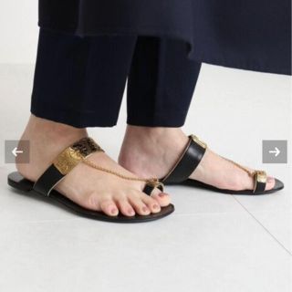 ドゥーズィエムクラス(DEUXIEME CLASSE)の新品◆ Deuxieme Classe CASADEI CHAIN SANDAL(サンダル)