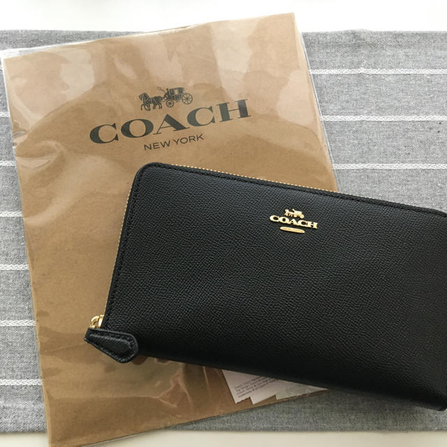 COACH 長財布 黒 - 長財布