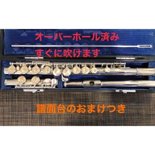 ヤマハ(ヤマハ)のフルート美品　メンテ済みヤマハYFL23　中古　Eメカ付き　初心者向け　吹奏楽　(フルート)