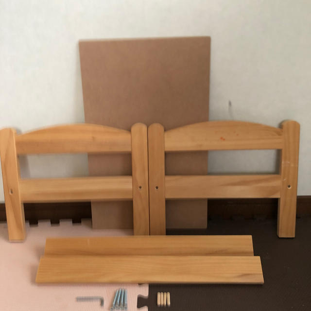 IKEA(イケア)のIKEA★イケア　DUKTIGドールベッド　人形用ベッド　USED キッズ/ベビー/マタニティのおもちゃ(ぬいぐるみ/人形)の商品写真