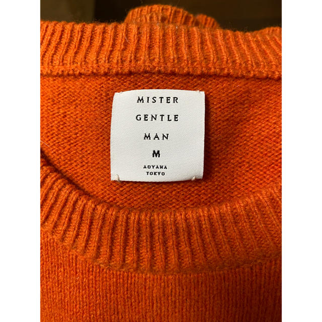 PHENOMENON(フェノメノン)のMISTER GENTLENAN knit orange メンズのトップス(ニット/セーター)の商品写真