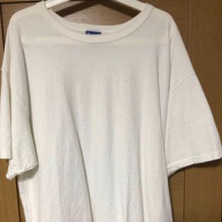 チャンピオン(Champion)のチャンピオン　Tシャツ　白　XL  オーバーサイズ　美品(Tシャツ/カットソー(半袖/袖なし))