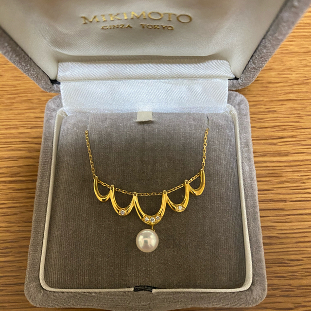 MIKIMOTO(ミキモト)のもみじさん専用ミキモトイヤリングandネックレス レディースのアクセサリー(イヤリング)の商品写真