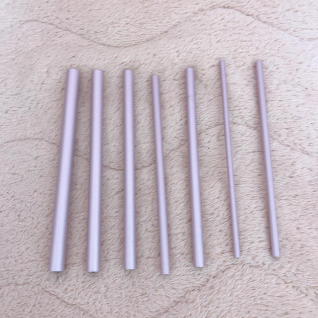 ネイル　ピンチ棒　7サイズ　ピンク コスメ/美容のネイル(ネイル用品)の商品写真