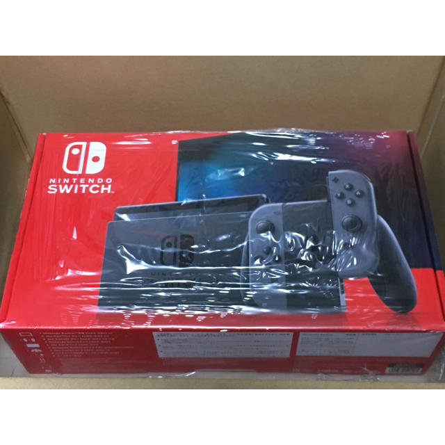 新品未使用 Nintendo Switch 本体 グレー バッテリー長いモデル家庭用ゲーム機本体