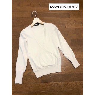 メイソングレイ(MAYSON GREY)の新品同様メイソングレイ★カシュクールニット (ニット/セーター)