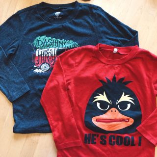 オールドネイビー(Old Navy)のKids ロングT 2枚セット 120cm(Tシャツ/カットソー)