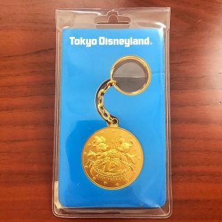 ディズニー(Disney)のDisney キーホルダー ゴールド色 (キーホルダー)