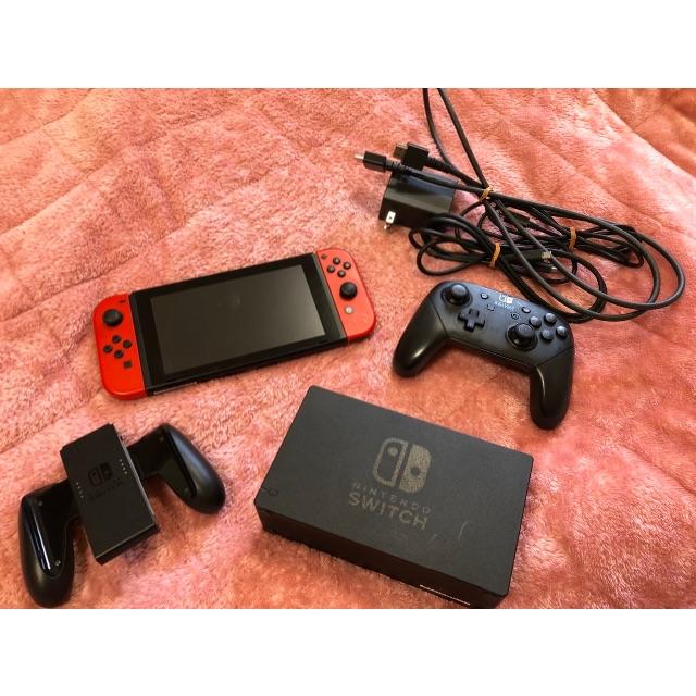 任天堂スイッチ() プロコン付 - 携帯用ゲーム機本体