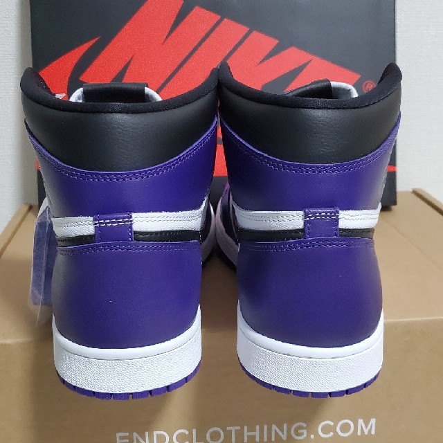 NIKE(ナイキ)の【UK10.5】AIR JORDAN 1 "COURT PURPLE" メンズの靴/シューズ(スニーカー)の商品写真