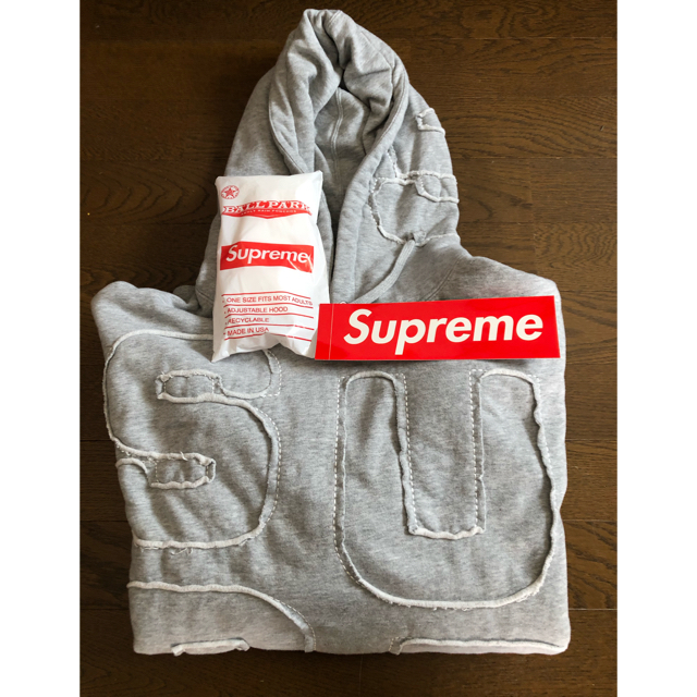 Supreme Cutout Letters Hooded Sweatshirt