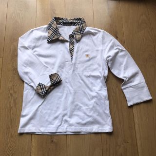 バーバリー(BURBERRY)のバーバリーロンドンの襟付きTシャツ(カットソー(長袖/七分))