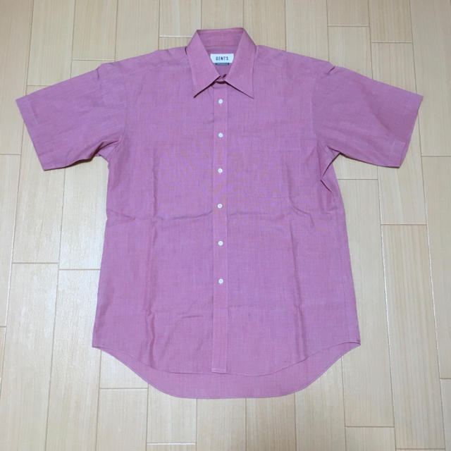 襟つきシャツ ピンク メンズのトップス(シャツ)の商品写真