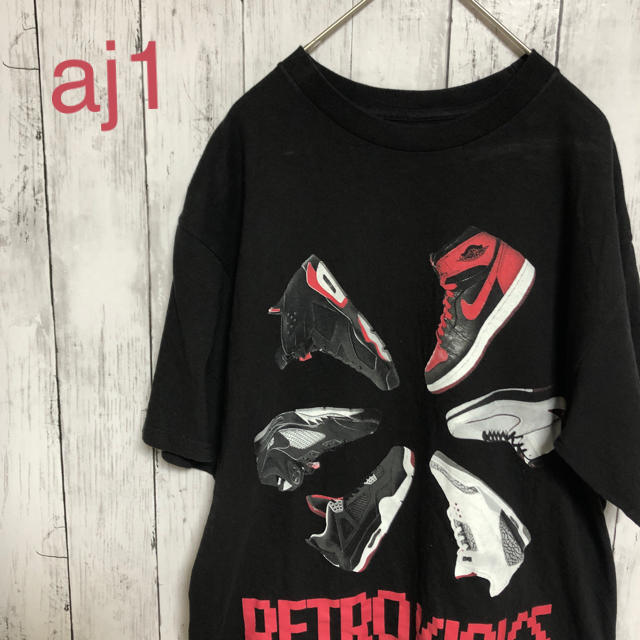 aj1 retoro  kicks   air jordan  デザインtシャツ メンズのトップス(Tシャツ/カットソー(半袖/袖なし))の商品写真