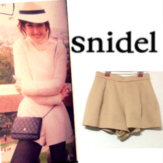 SNIDEL(スナイデル)の紗栄子着用♡Snidelショートパンツ レディースのパンツ(ショートパンツ)の商品写真