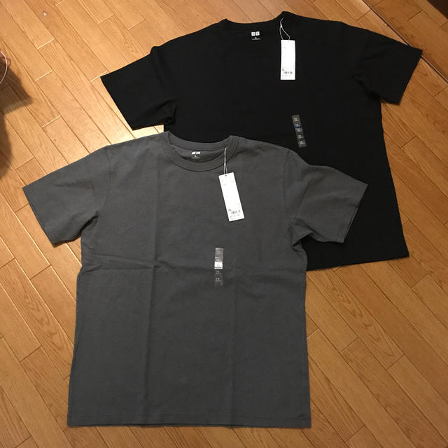 UNIQLO(ユニクロ)のユニクロ　メンズ 丸首Tシャツ　2枚セット メンズのトップス(Tシャツ/カットソー(七分/長袖))の商品写真