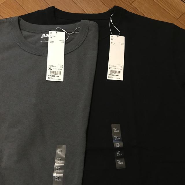 UNIQLO(ユニクロ)のユニクロ　メンズ 丸首Tシャツ　2枚セット メンズのトップス(Tシャツ/カットソー(七分/長袖))の商品写真