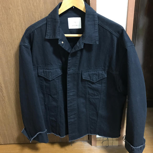 bukht カットオフ デニムジャケット black | gellonautos.cl