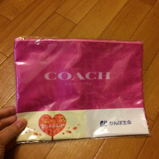 コーチ(COACH)のCOACH ショッキングピンクポーチ(その他)