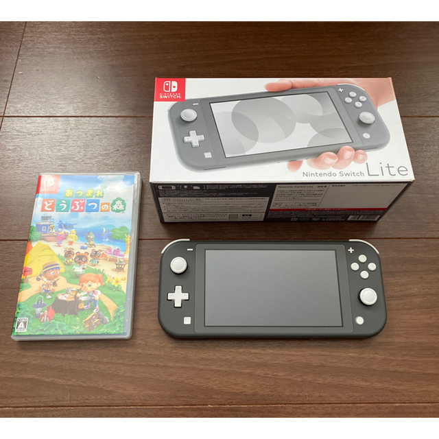 Switch Lite グレー　どうぶつの森　セット