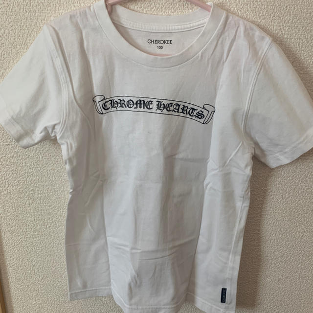 Tシャツ 半袖　アイロンプリント　クロムハーツ風　クロム キッズ/ベビー/マタニティのキッズ服男の子用(90cm~)(Tシャツ/カットソー)の商品写真