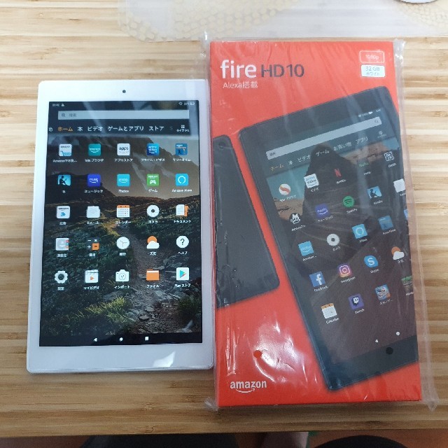 2019 Fire HD 10 32GB ホワイト 第9世代PC/タブレット