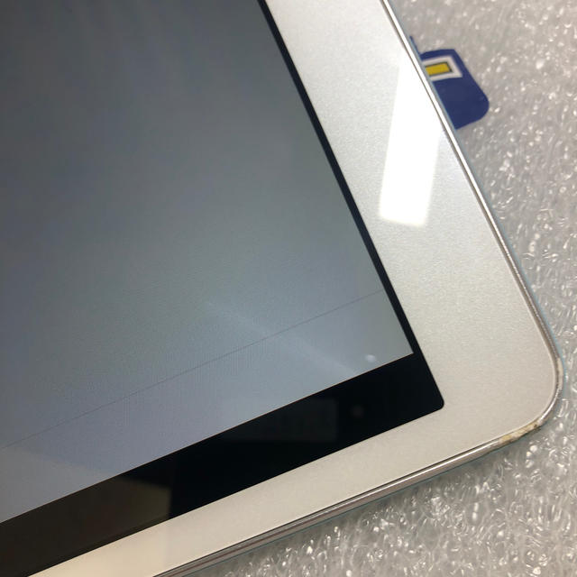 ANDROID(アンドロイド)のau Huawei Qua tab 02 HTW31 ブルー ジャンク スマホ/家電/カメラのPC/タブレット(タブレット)の商品写真