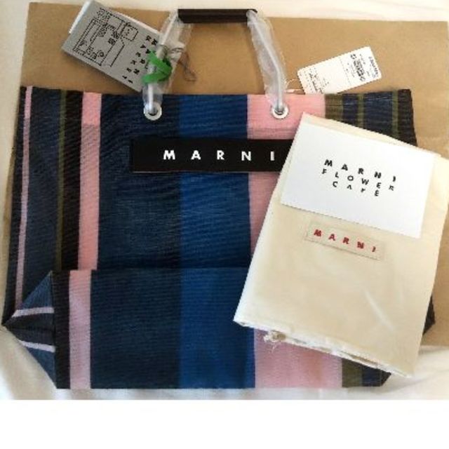Marni(マルニ)の【新品】【値下げしました】マルニ ストライプバッグ レディースのバッグ(トートバッグ)の商品写真