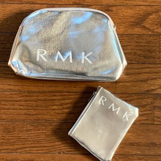 アールエムケー(RMK)の【非売品・新品未使用・箱なし】RMKシルバーコスメポーチ&カードポーチ(ポーチ)