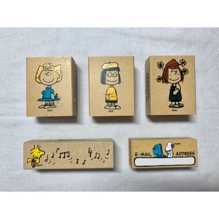 ピーナッツ(PEANUTS)のPEANUTS スヌーピースタンプ 5点(キャラクターグッズ)