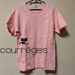 クレージュ(Courreges)の【美品】courreges 刺繍ロゴT(Tシャツ(半袖/袖なし))