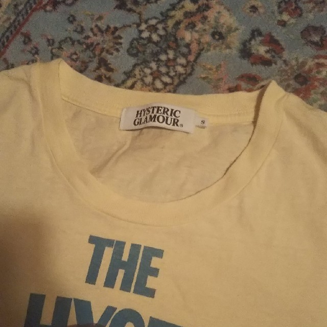 HYSTERIC GLAMOUR(ヒステリックグラマー)のHYSTERIC GLAMOUR  Tシャツ  S  黄色 メンズのトップス(Tシャツ/カットソー(半袖/袖なし))の商品写真