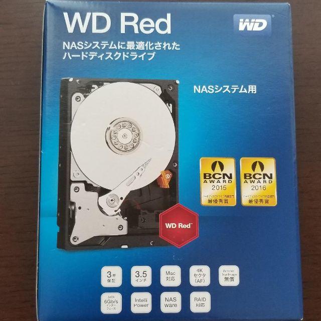 稼働33日のみWD RED　HDD 10TB SATA　ウェスタンデジタル