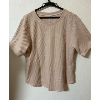 ユニクロ(UNIQLO)のUNIQLO ワッフル生地Tシャツ(Tシャツ(半袖/袖なし))