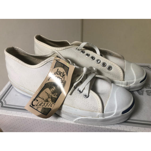 CONVERSE   s USA製 コンバース ジャックパーセル 白 センチ の