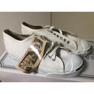 コンバース(CONVERSE)の80s USA製 コンバース ジャックパーセル 白 26センチ (スニーカー)