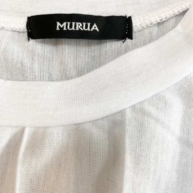 MURUA(ムルーア)のプリーツTOPS MURUA タンクトップ　レディース　Fサイズ レディースのトップス(タンクトップ)の商品写真