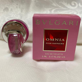 ブルガリ(BVLGARI)のBVLGARI オムニア　ピンク　5ml 新品未使用(香水(女性用))