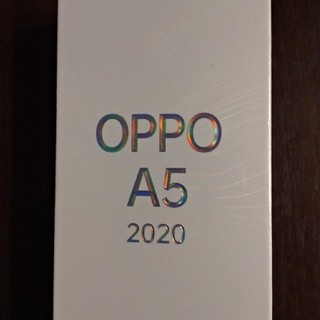 アンドロイド(ANDROID)のoppo A5　2020　ブルー　新品未使用(スマートフォン本体)