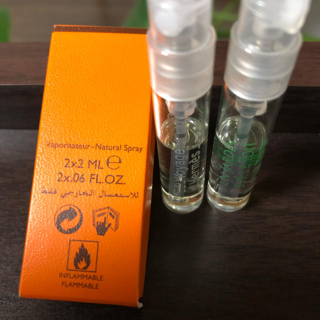 エルメス香水 新品未使用 2ml×2本 2種 エルメス香水 新品未使用 2ml×2本 2種
