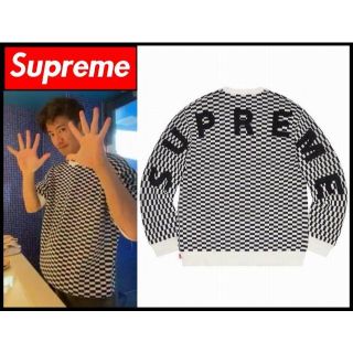 シュプリーム(Supreme)の※Mr.Dynamite様専用　シュプリーム バック ロゴ ニット セーター L(ニット/セーター)