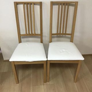 イケア(IKEA)のダイニングチェア BORJE 2脚(ダイニングチェア)