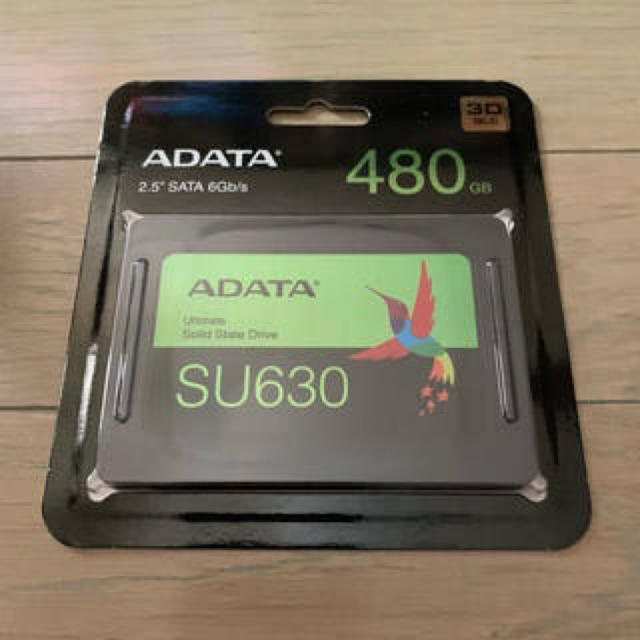 PC/タブレット【新品未開封】SSD 480GB ADATA製