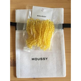 マウジー(moussy)のmoussy ビーズ イヤリング(イヤリング)