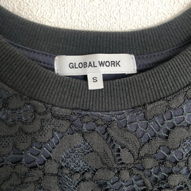 GLOBAL WORK(グローバルワーク)のGLOBAL WORK レーススウェット レディースのトップス(カットソー(長袖/七分))の商品写真